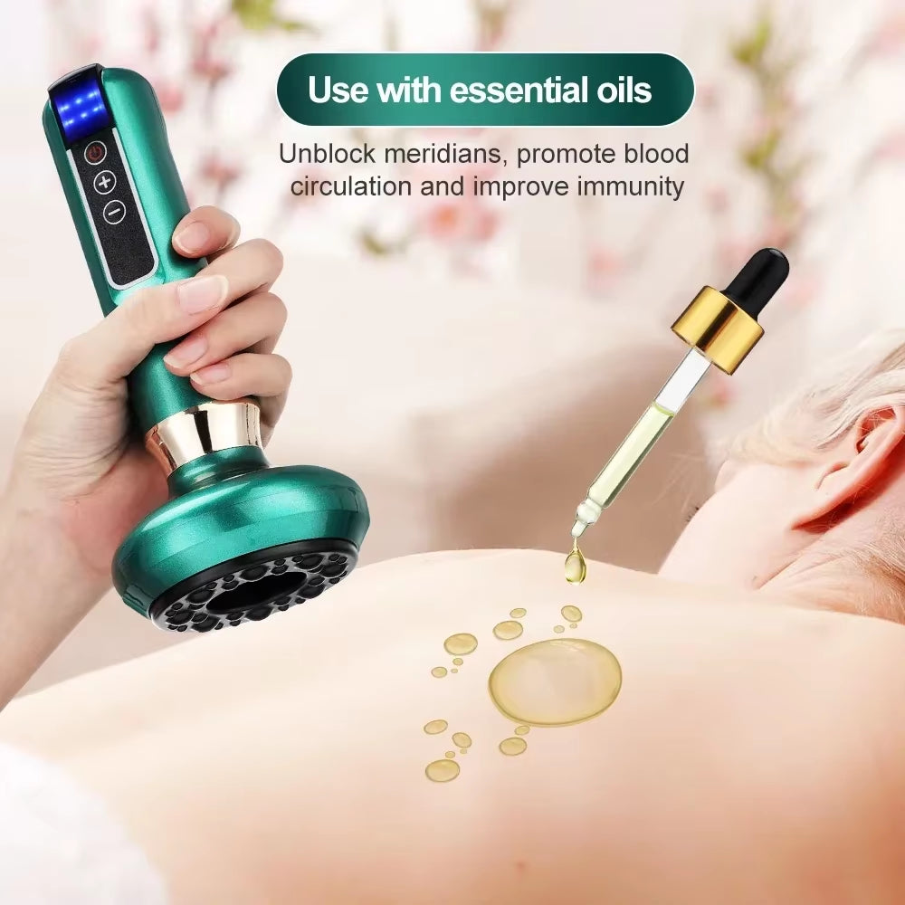 Electric Massager Guasha Anti Cellulite Vacuum Suction Cup