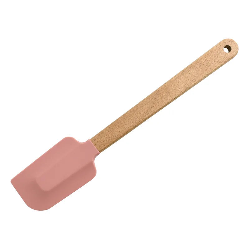 Set of 2x White Silicone Non-Stick Spatula For Baking