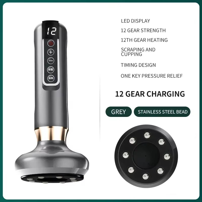Electric Massager Guasha Anti Cellulite Vacuum Suction Cup