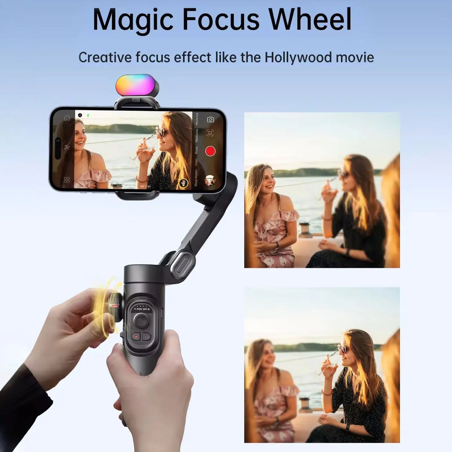 3-Axis Foldable Gimbal Stabilizer Kit for Androids And Smartphones