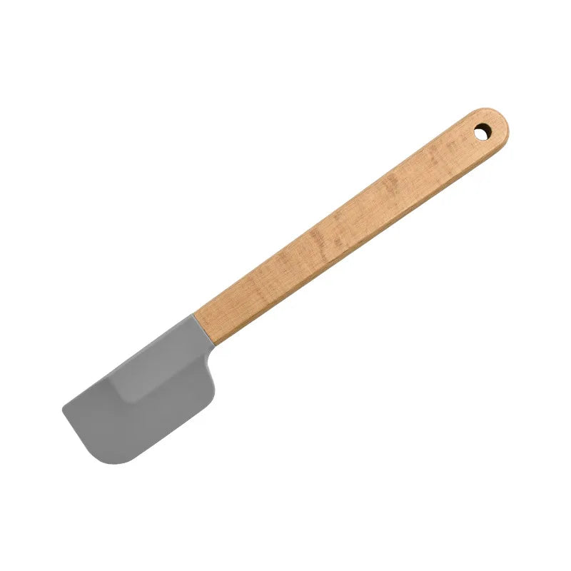 Set of 2x White Silicone Non-Stick Spatula For Baking