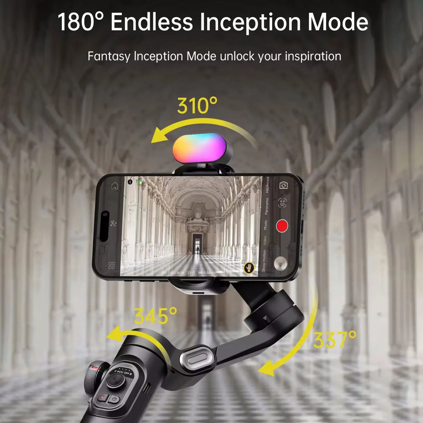 3-Axis Foldable Gimbal Stabilizer Kit for Androids And Smartphones