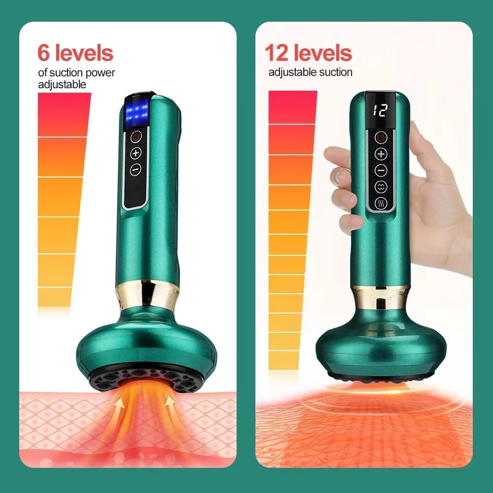Electric Massager Guasha Anti Cellulite Vacuum Suction Cup