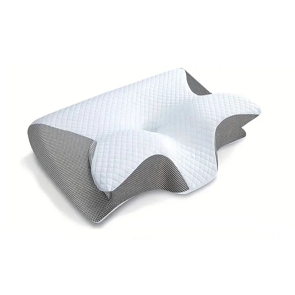 2 in 1 Ergonomic Orthopaedic Memory Foam Pillow for Neck, Back Pain