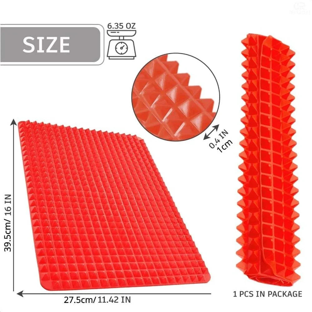 Non-Stick Silicone Pyramid Baking Mat
