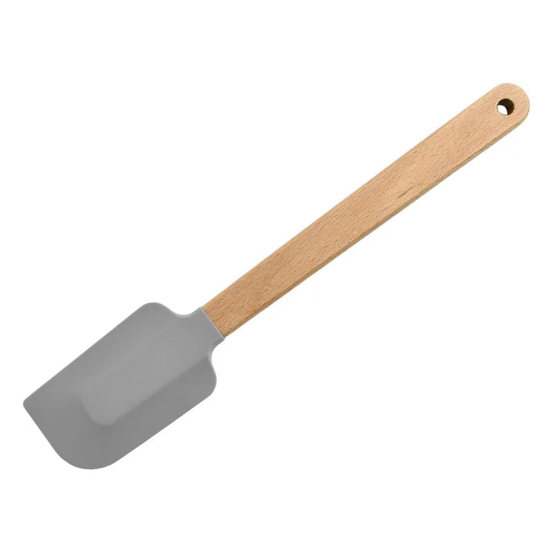 Set of 2x White Silicone Non-Stick Spatula For Baking