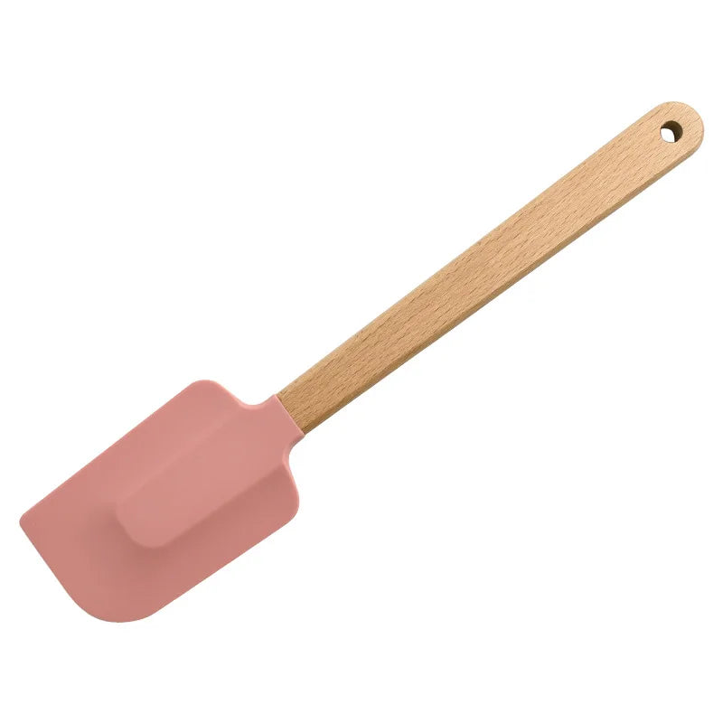 Set of 2x White Silicone Non-Stick Spatula For Baking