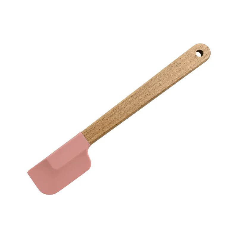 Set of 2x White Silicone Non-Stick Spatula For Baking