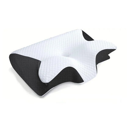 2 in 1 Ergonomic Orthopaedic Memory Foam Pillow for Neck, Back Pain