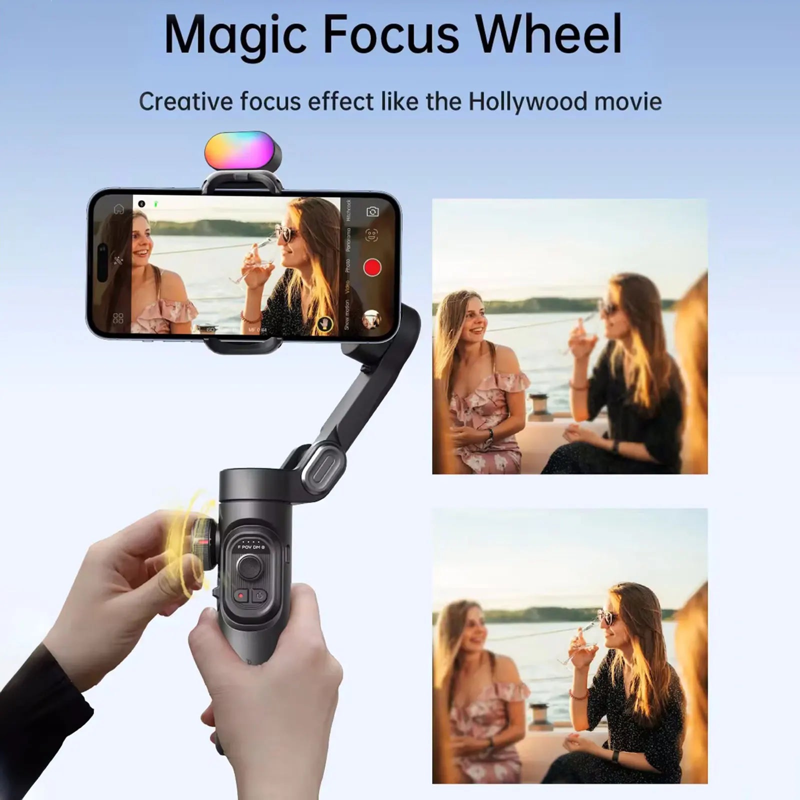 3-Axis Foldable Gimbal Stabilizer Kit for Androids And Smartphones