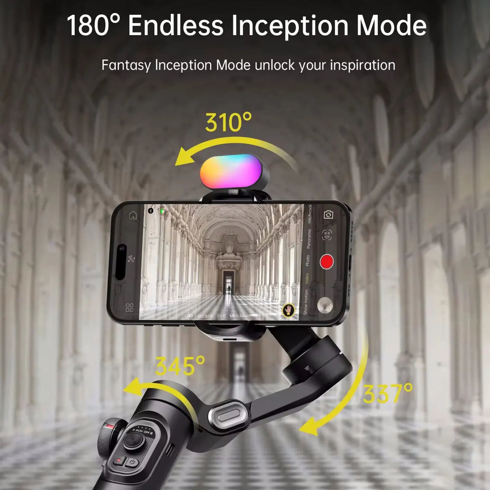 3-Axis Foldable Gimbal Stabilizer Kit for Androids And Smartphones