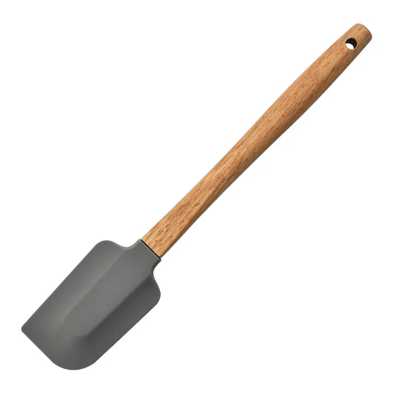 Set of 2x White Silicone Non-Stick Spatula For Baking